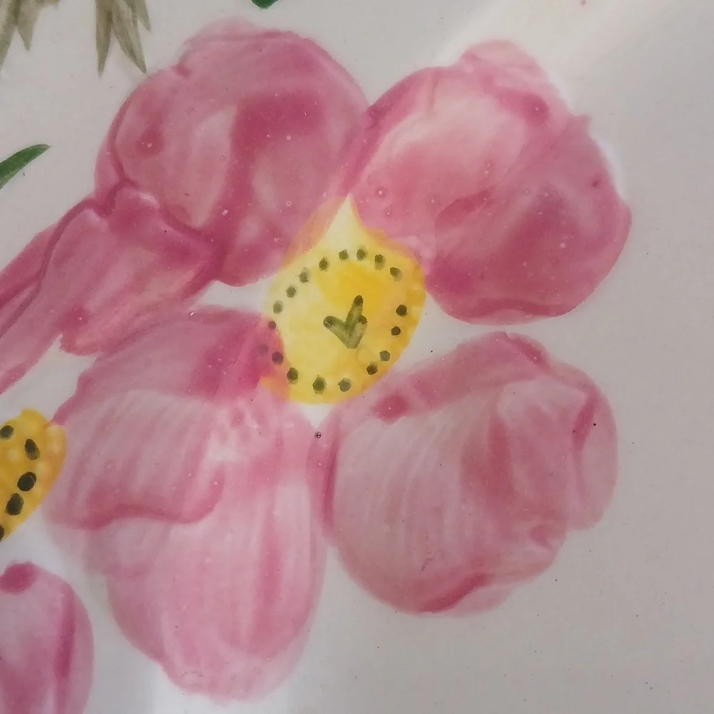Vintage Franciscan Desert Pink Rose Dinner Plate Mid Century Modern